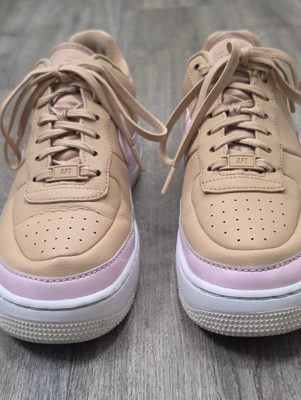 Women's Nike Air Force 1 Jester XX Bio Beige, Pink, & White-Size 11 - Picture 3 of 10